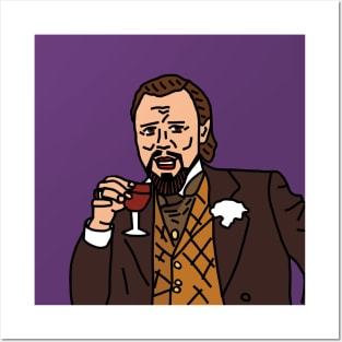 Laughing Leo Drinking Wine Memes Posters and Art